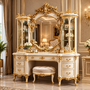 Royal French Provincial Vanity Dressing Table