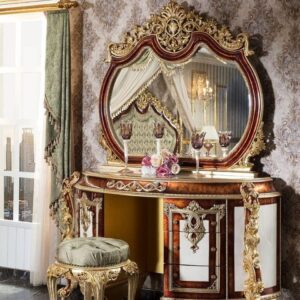 Heavily Carved Dressing Table
